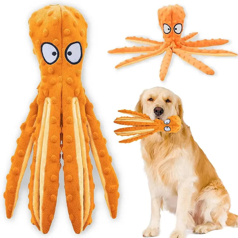 MRWJ 2026 New Yellow Duck Plush Dog Toy - Durable Chew, Interactive Chew with Quacking Sound, Companionship Sleep Pillow for Indoor Play