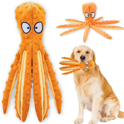 MRWJ 2026 New Yellow Duck Plush Dog Toy - Durable Chew, Interactive Chew with Quacking Sound, Companionship Sleep Pillow for Indoor Play