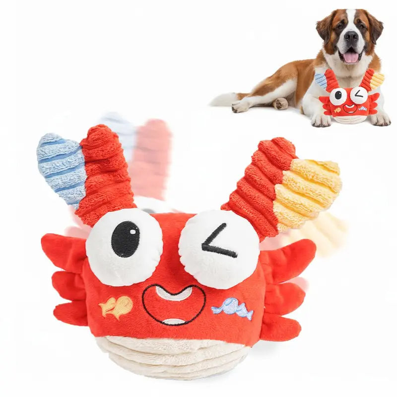 MRWJ 2026 New Yellow Duck Plush Dog Toy - Durable Chew, Interactive Chew with Quacking Sound, Companionship Sleep Pillow for Indoor Play