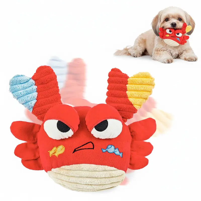MRWJ 2026 New Yellow Duck Plush Dog Toy - Durable Chew, Interactive Chew with Quacking Sound, Companionship Sleep Pillow for Indoor Play